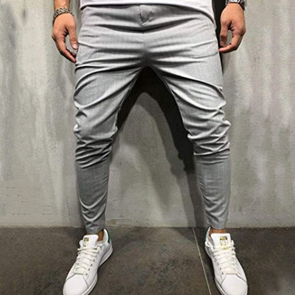 Men Striped Casual Sweatpants