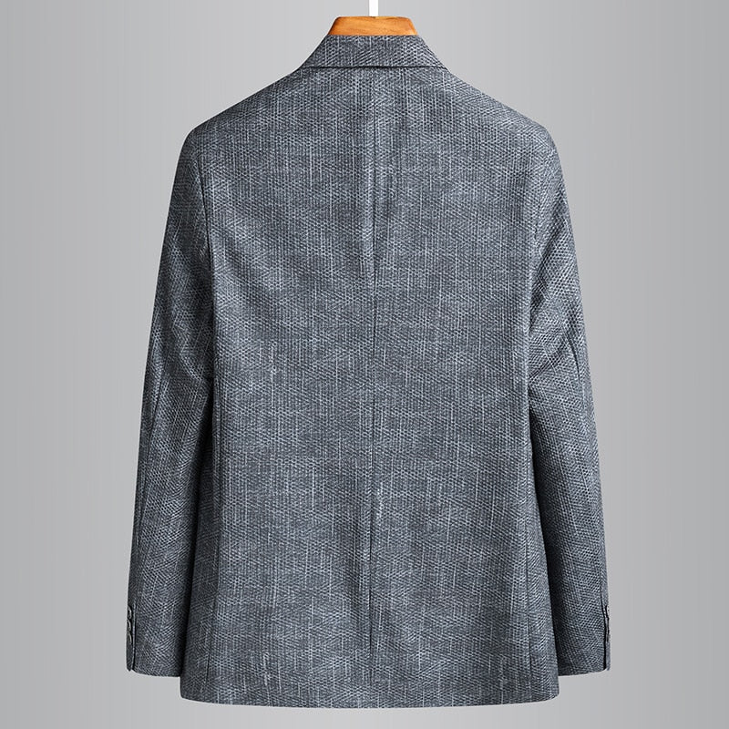 Fashion Elastic Single Breasted Casual Coat