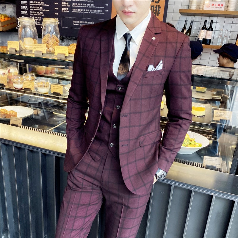 Men Formal Slim Fit Complete Suits