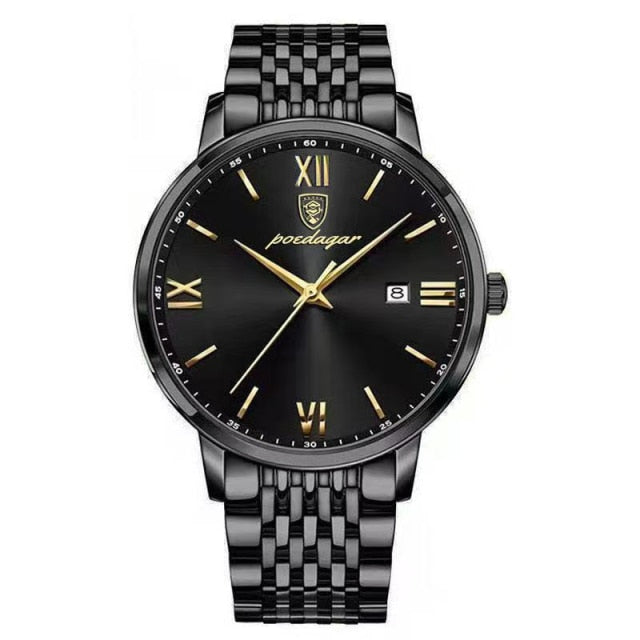Mens Business Waterproof Quartz Wrist Watch