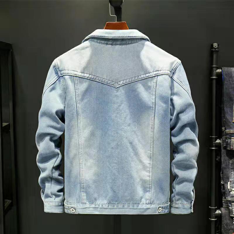 Denim Plush Denim Jacket men