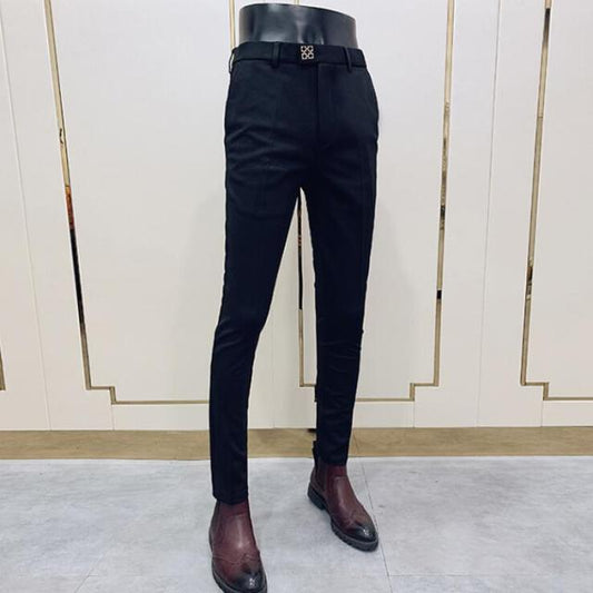 Mens Casual Slim Formal Pant