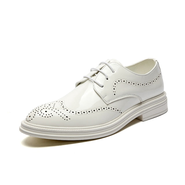 Oxford Shoes Fashion Brogue Formal Dress Shoes