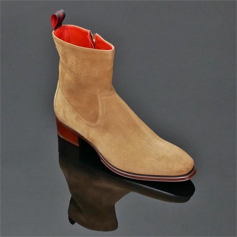 Fashion Casual Business Faux Suede Leather Chelsea Boots