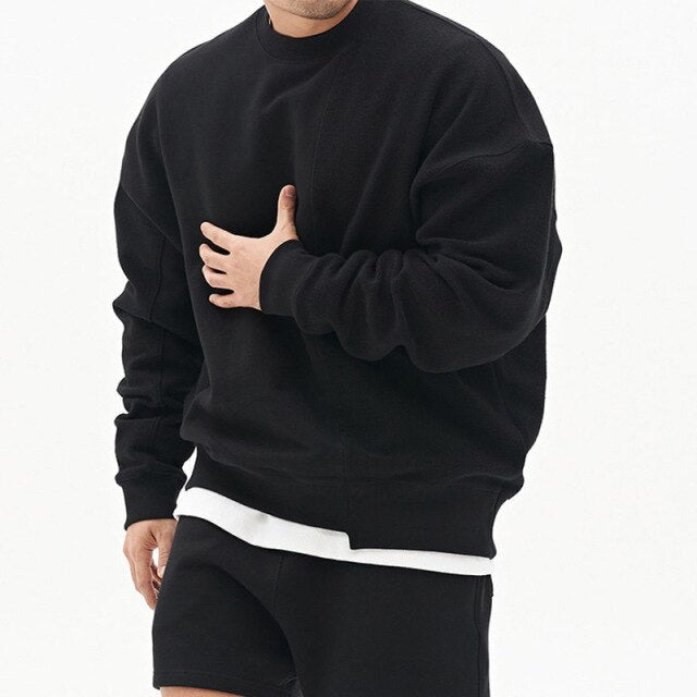Men Cotton Gym Hoodie Sweatshirts