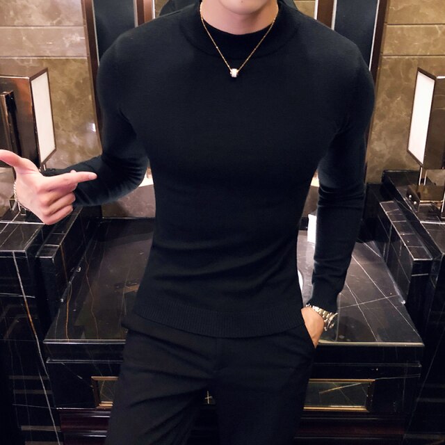 Fashion Long Sleeve Knitted Sweater