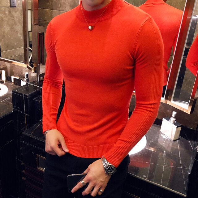Fashion Long Sleeve Knitted Sweater