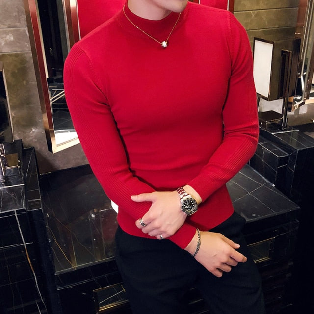 Fashion Long Sleeve Knitted Sweater