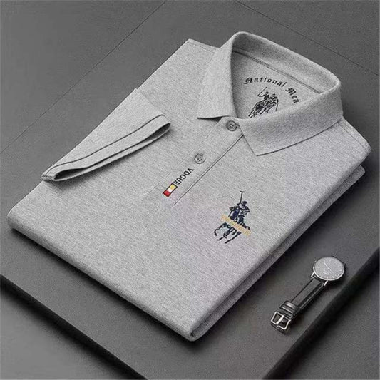 Short Sleeved Embroidered Polo Shirt