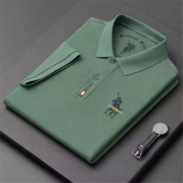 Short Sleeved Embroidered Polo Shirt