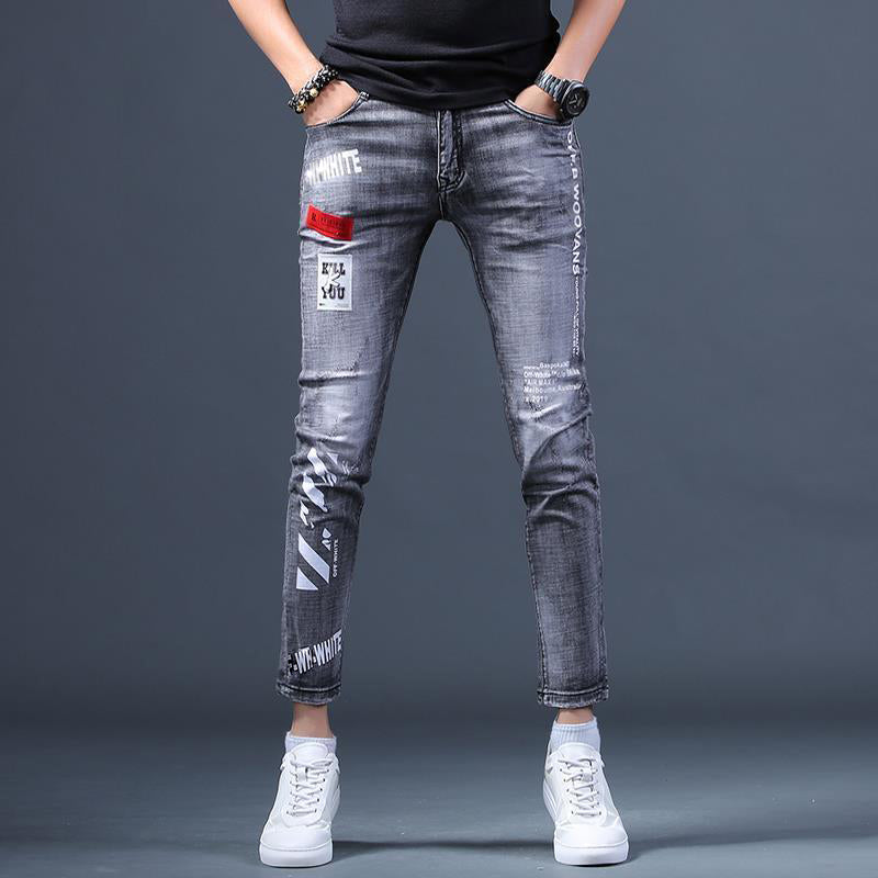 Ankle-Length Denim Pants