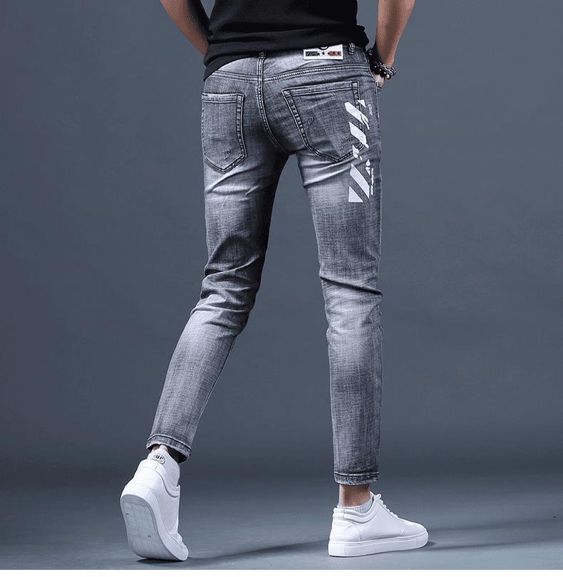 Ankle-Length Denim Pants