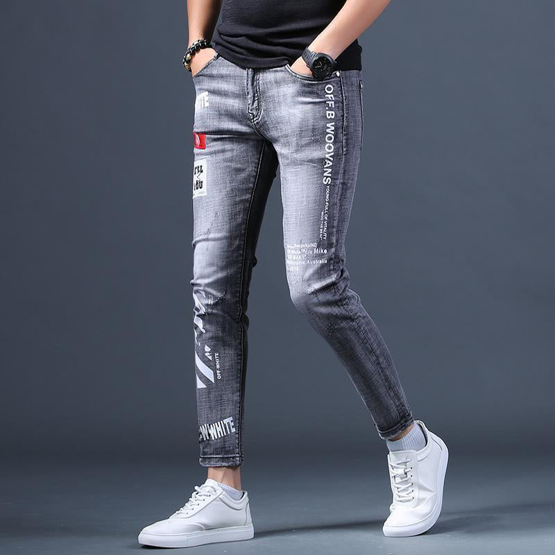 Ankle-Length Denim Pants