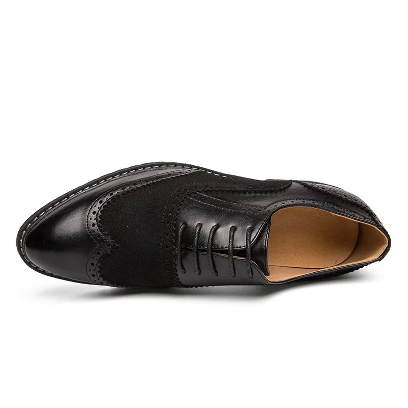 Business Leather Loafers Brogue Shoes