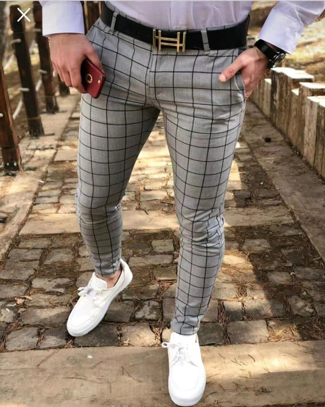 LMS Casual Plated Pants