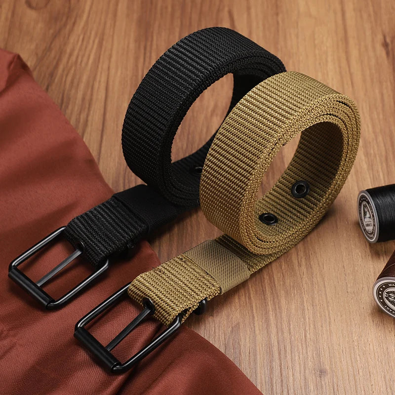 Perforated Canvas Belt