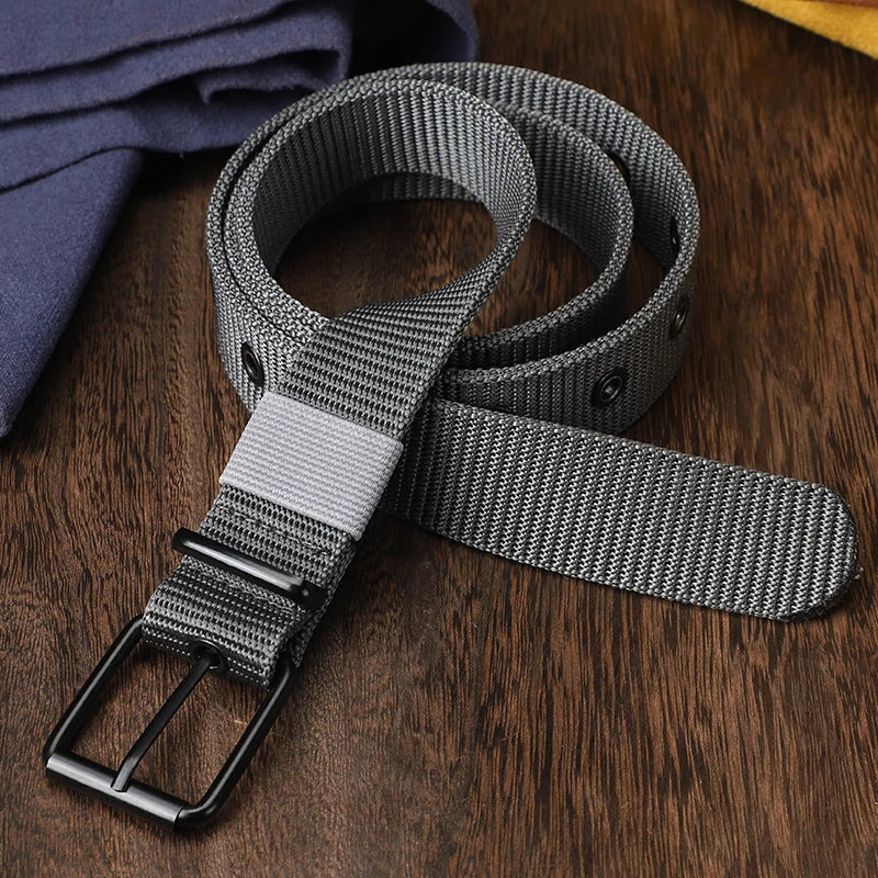 Perforated Canvas Belt