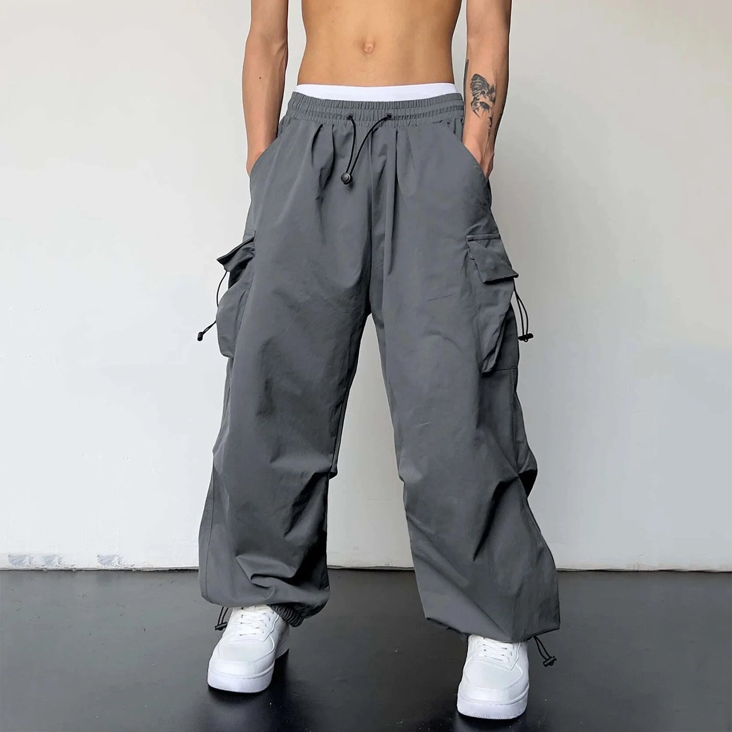 Legend Oversized Cargo Parachute Pants