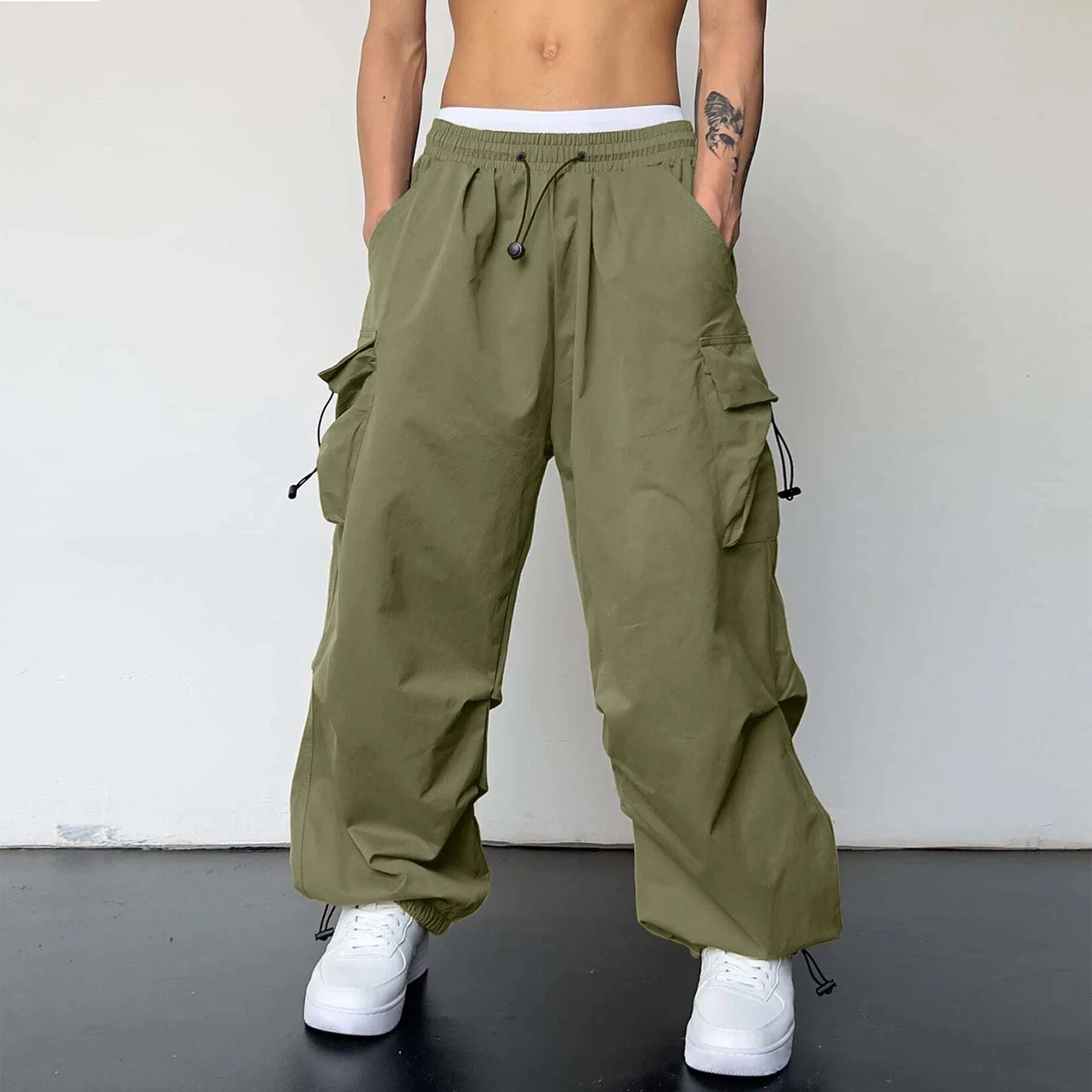 Legend Oversized Cargo Parachute Pants