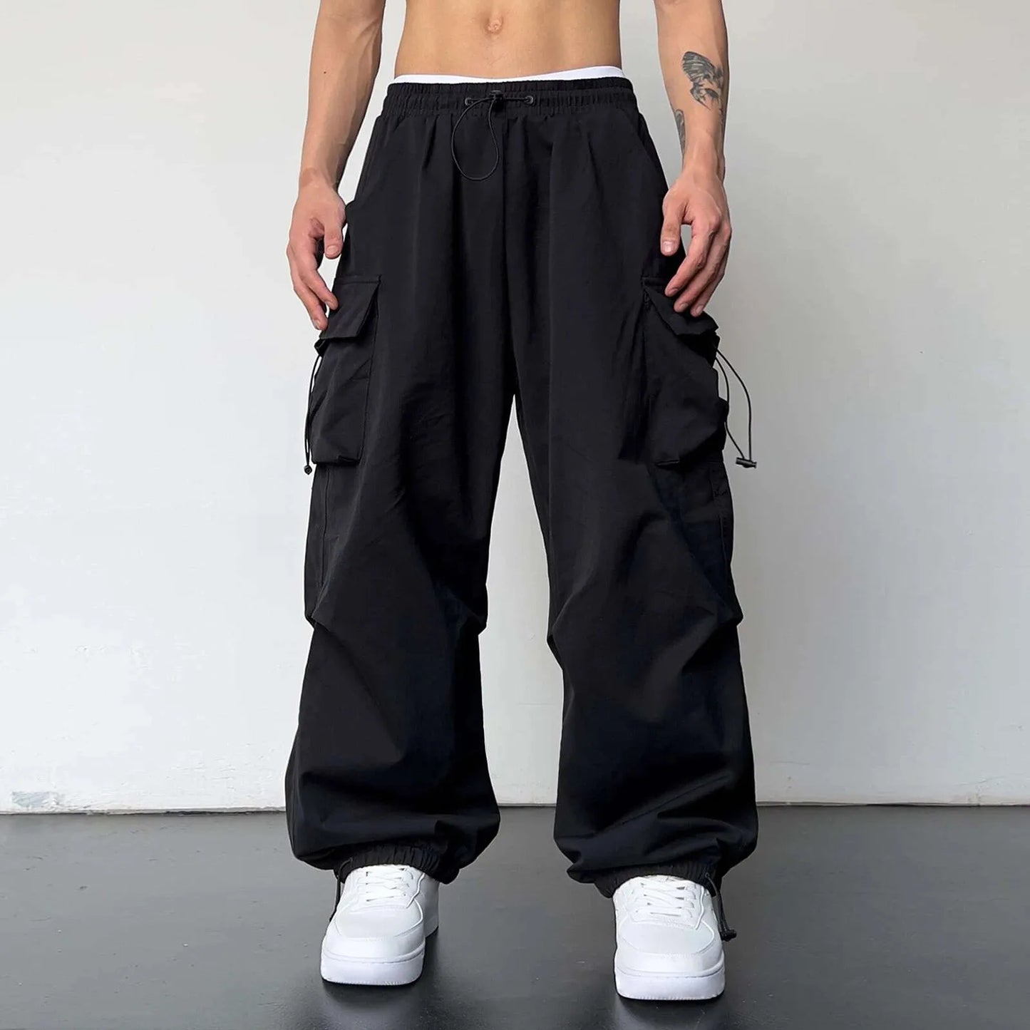 Legend Oversized Cargo Parachute Pants