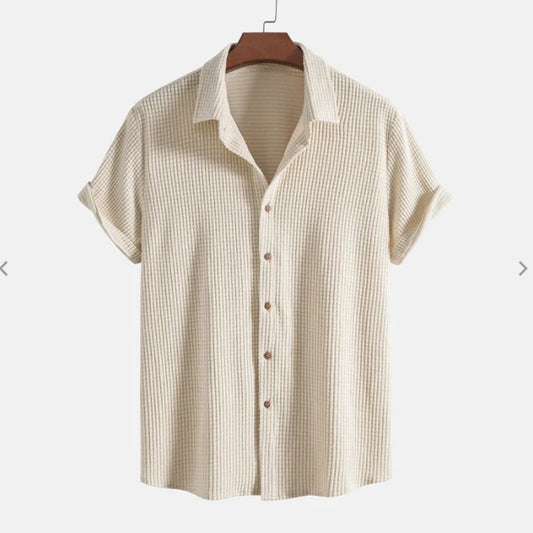 Solid Vintage Loose Shirt