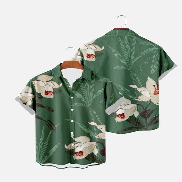 Flower Print Casual Shirt