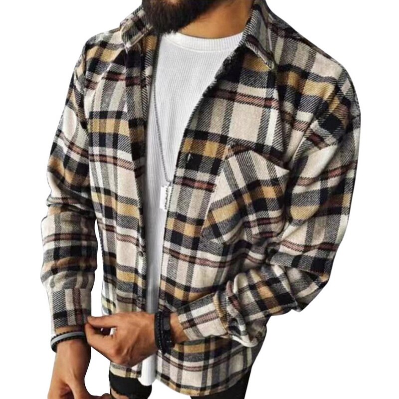 Stylish Plaid Loose Shirt