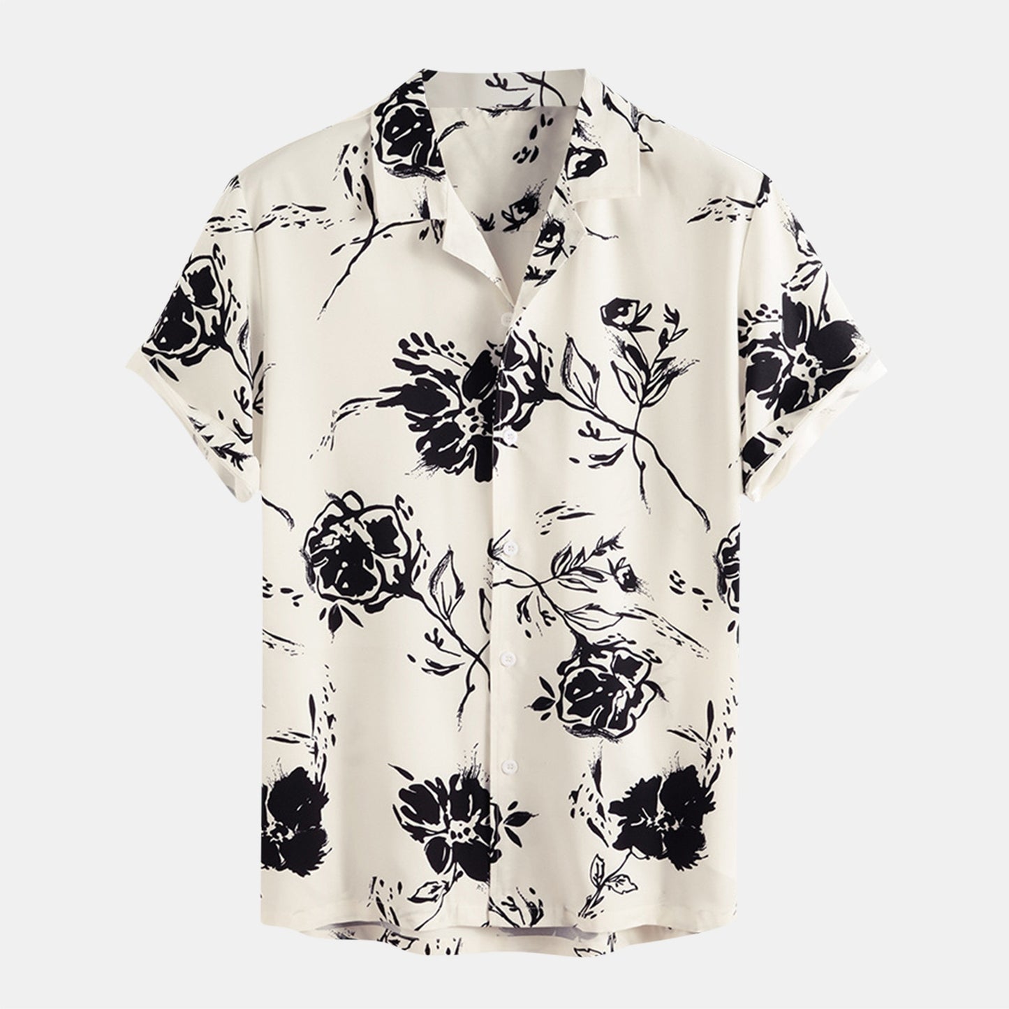 Floral Linen Print Blouse