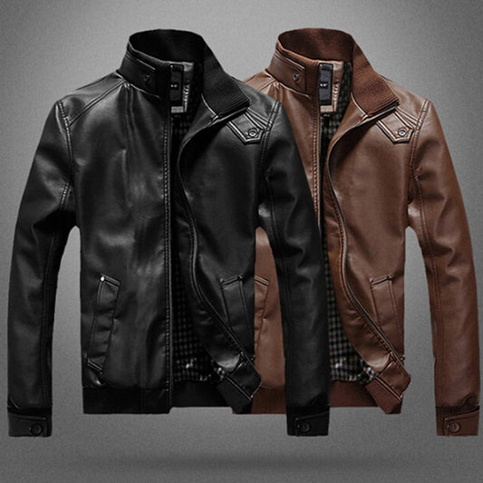 LMS Casual Leather Jackets