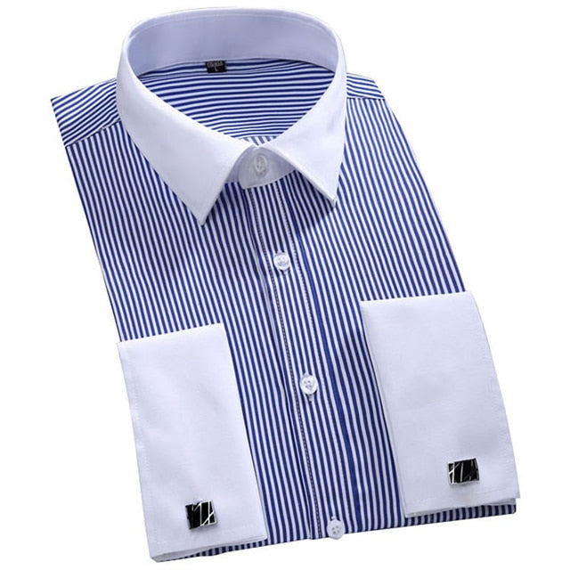 LMS French Cuffs Dress Shirt