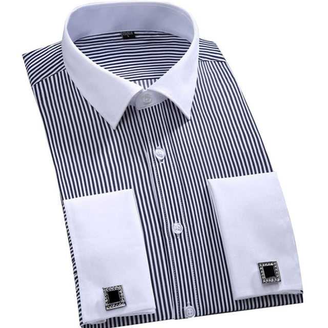 LMS French Cuffs Dress Shirt