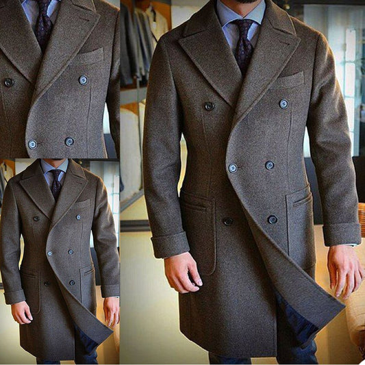 England Classic Woolen Trench Coat
