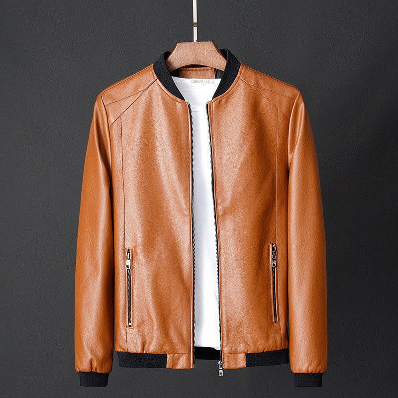 LMS Casual Leather Jacket