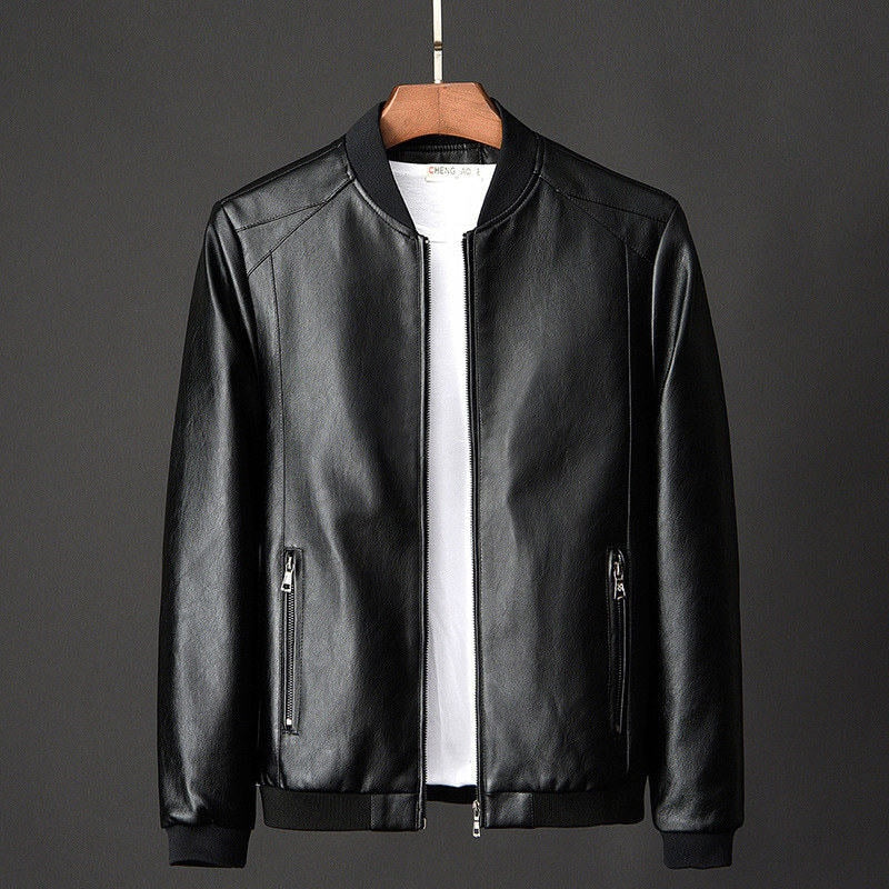 LMS Casual Leather Jacket