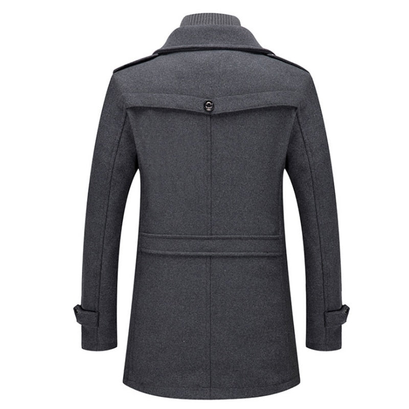 LMS Wool Blends Double Collar Coats