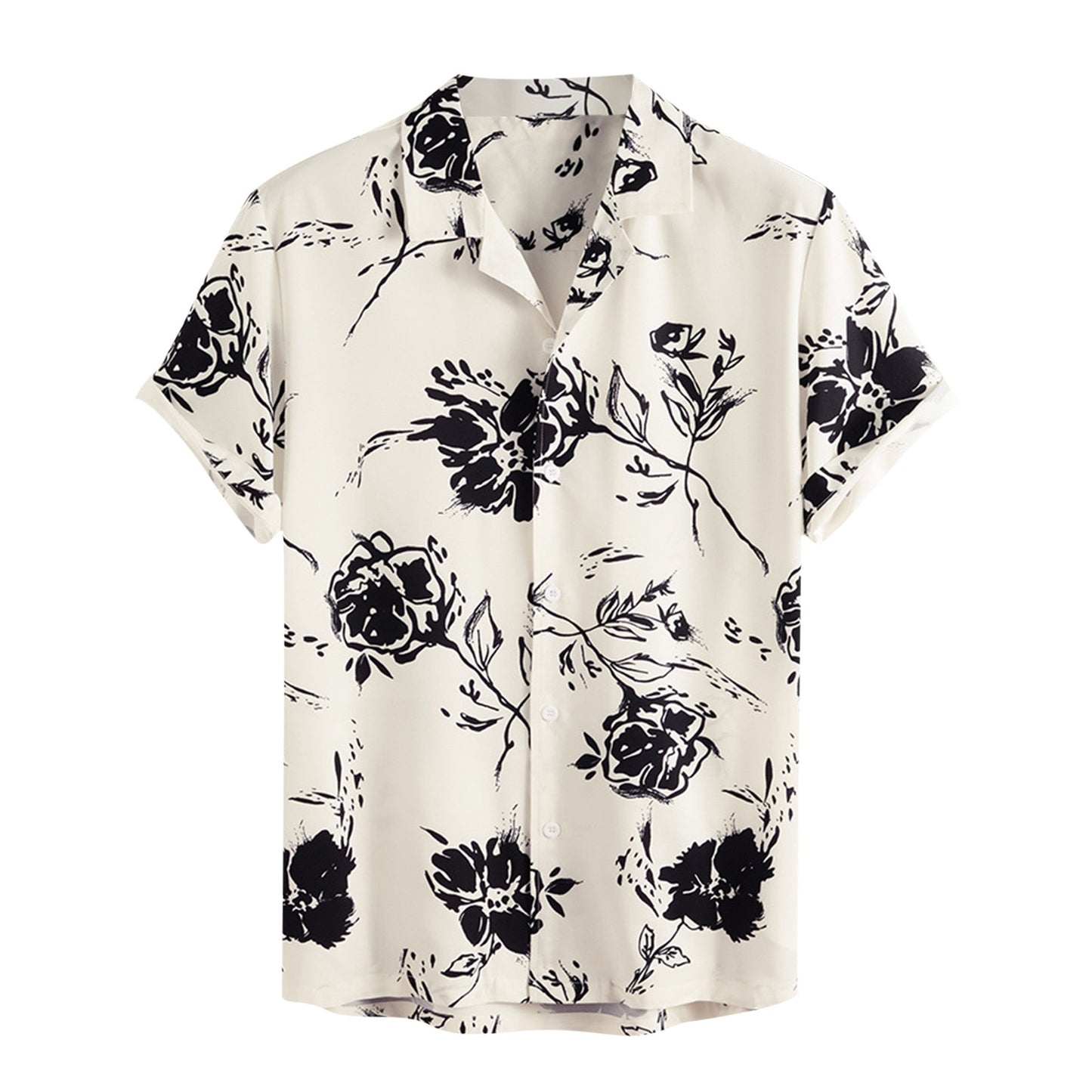 Floral Linen Print Blouse