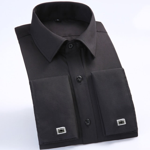 LMS French Cuffs Dress Shirt