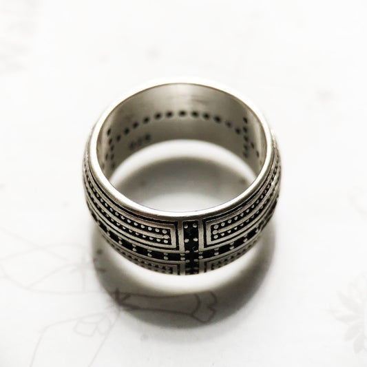 Black Cross Ring
