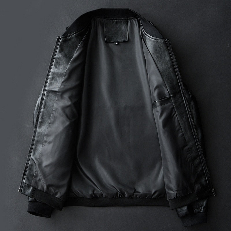 LMS Casual Leather Jacket