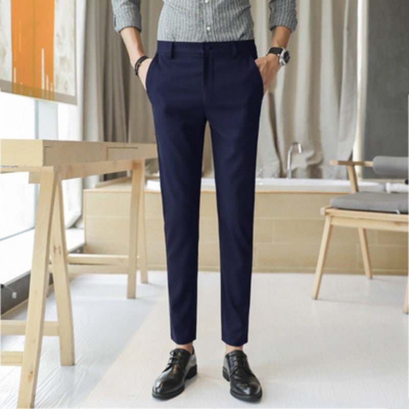 LMS Ankle Length Suit Pants