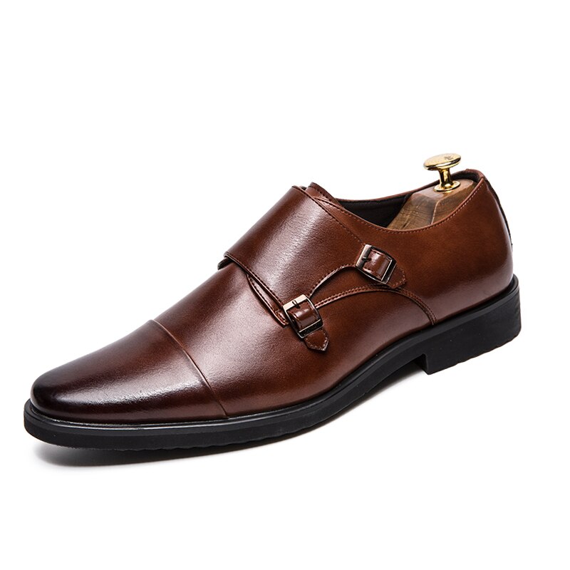 Elegant Double Buckle Dress Shoes – LegendMenStyle