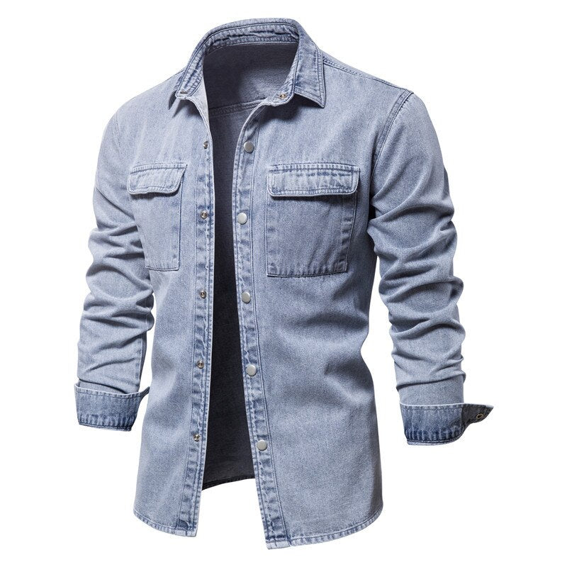 LMS Washed-out Denim Shirts