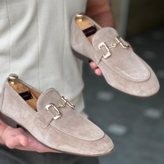 LMS Faux Suede Dress Shoes