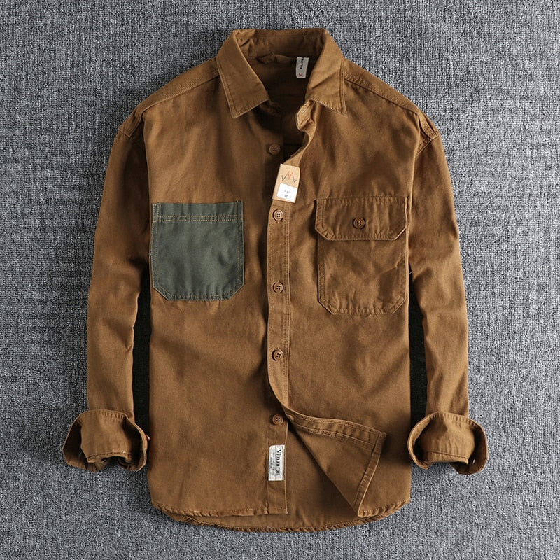 LMS Sleeve Patch Shirt