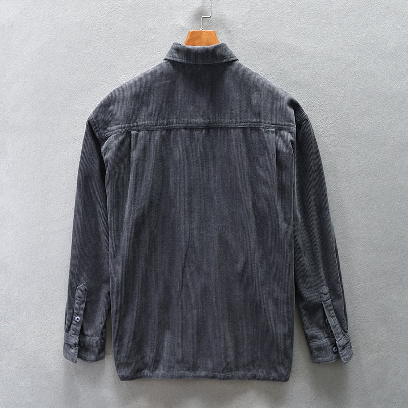 LMS Corduroy Vintage Denim Jacket