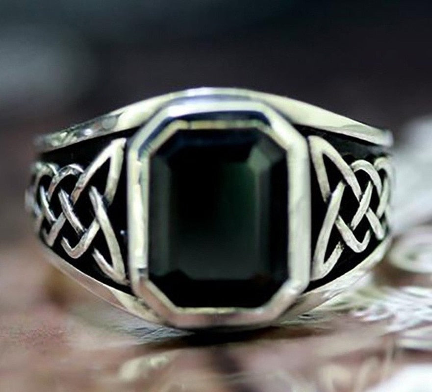 Totem Black Gemstones Rings