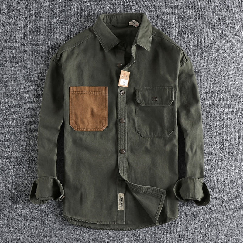 LMS Sleeve Patch Shirt