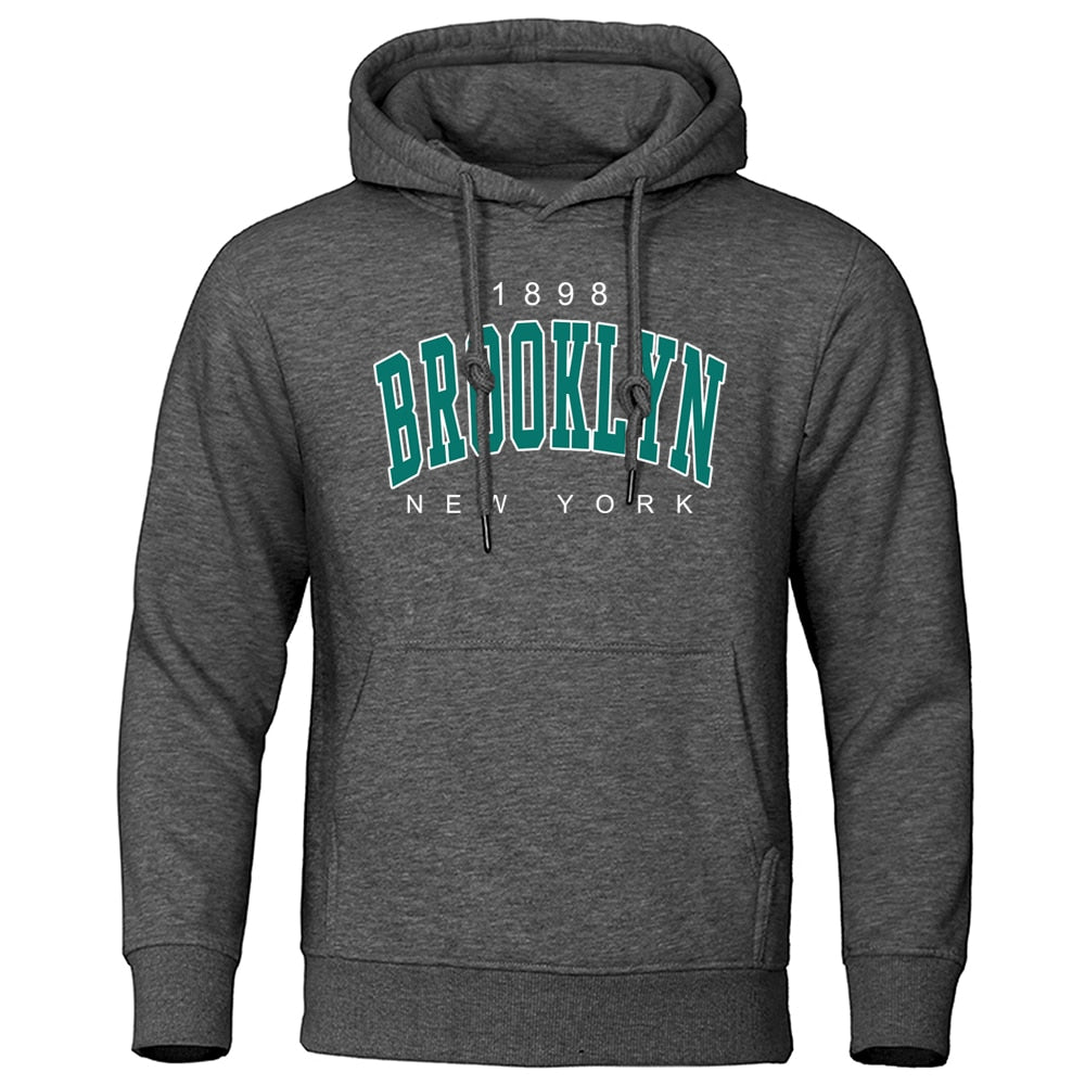 Brooklyn New York Printed Hoody