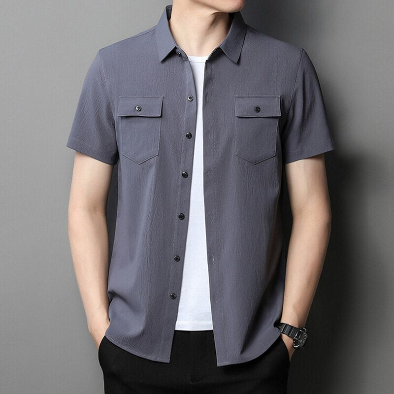 Casual Double Pocket Shirts