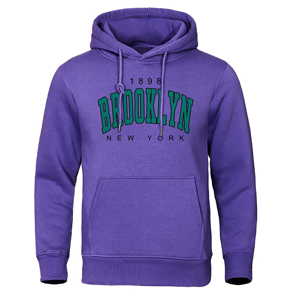 Brooklyn New York Printed Hoody